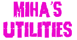 Miha's utilities